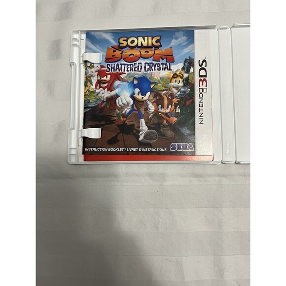 Sonic Boom: Shattered Crystal (Nintendo 3DS, 2014) Game And Manual Fast Ship - Picture 5 of 6